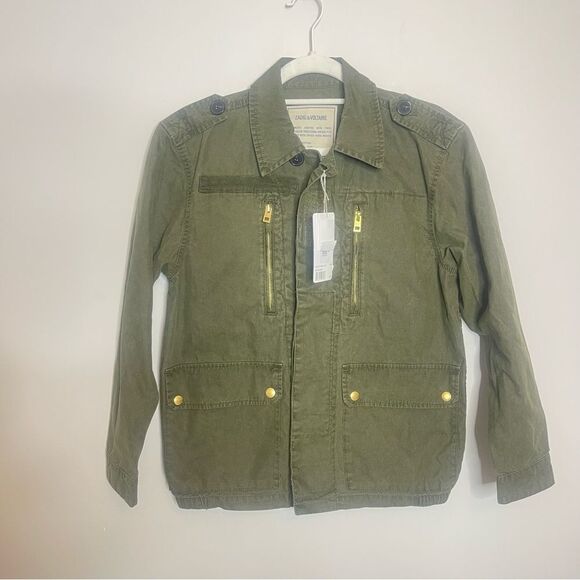 $475 Zadig & Voltaire Logo Utility Jacket NWT - Picture 5 of 13
